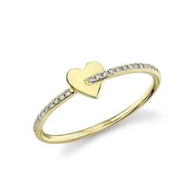 SHY CREATIONS 0.07CT DIAMOND HEART RING Rings