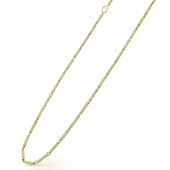 Signature Caviar 18K Gold Superfine Caviar Link Necklace | LAGOS Necklaces