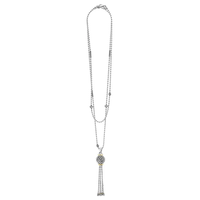 Signature Caviar Tassel Pendant Necklace | LAGOS Necklaces