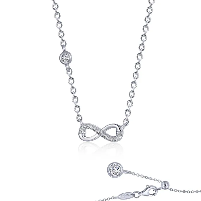 0.36 CTW Infinity Necklace Lafonn Necklaces