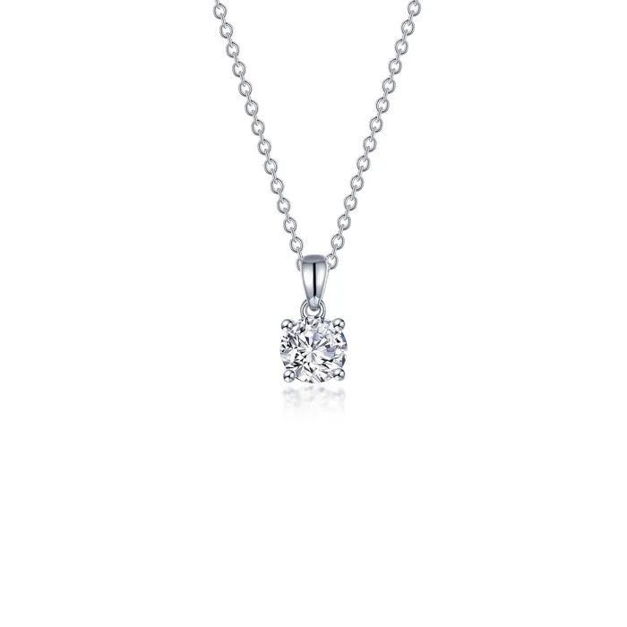 0.50 CTW 4-Prong Solitaire Necklace Lafonn Necklaces