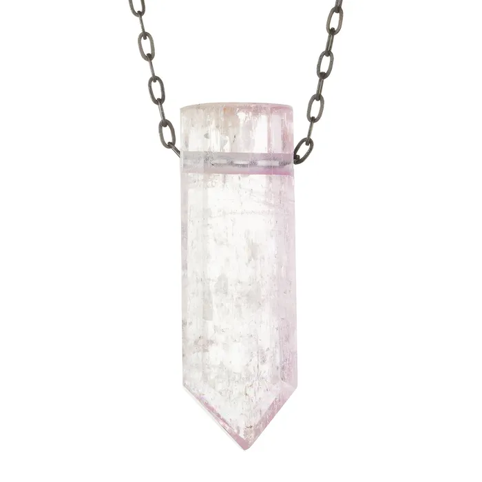 1 12 Kunzite Crystal Pendant Necklace Joseph Brooks Necklaces