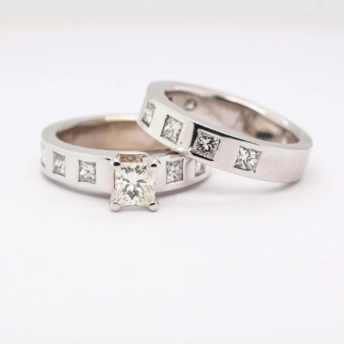 14KW 1.50CTTW DIAMOND ENGAGEMENT RING .75CT PC CTR J-SI2 N1412 | FULLER'S PURCHASE FROM PUBLIC Rings