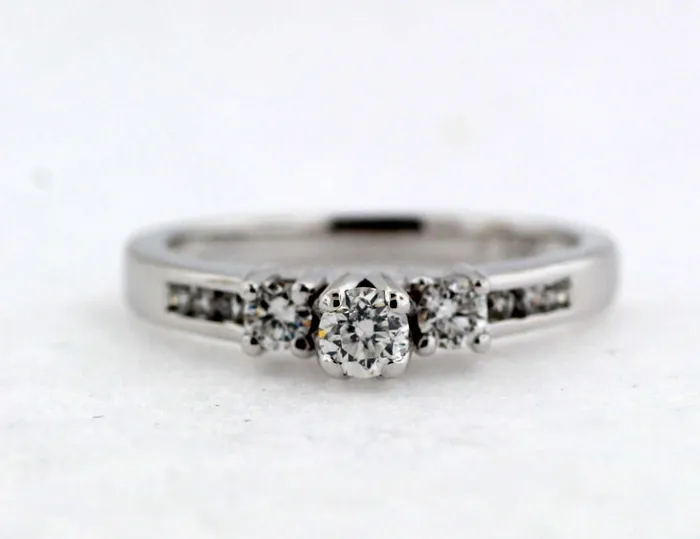 14KW .42 Cttw Diamond Engagement Ring FULLERS PURCHASE FROM PUBLIC Rings