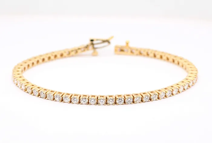 14KY 4.00 CTTW DIAMOND LINE BRACELET FULLERS PURCHASE FROM PUBLIC Bracelets