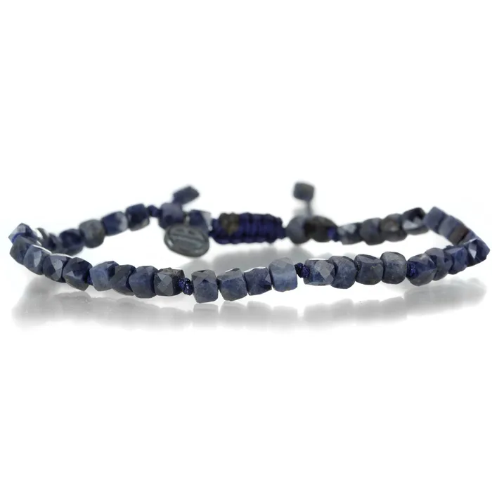 4mm Faceted Sapphire Cube Bracelet Joseph Brooks Bracelets