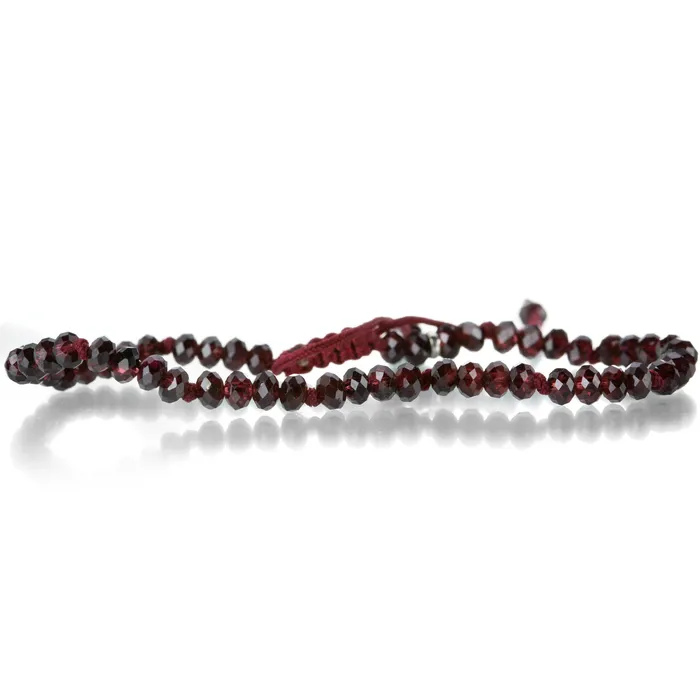 4mm Red Garnet Bead Bracelet Joseph Brooks Bracelets