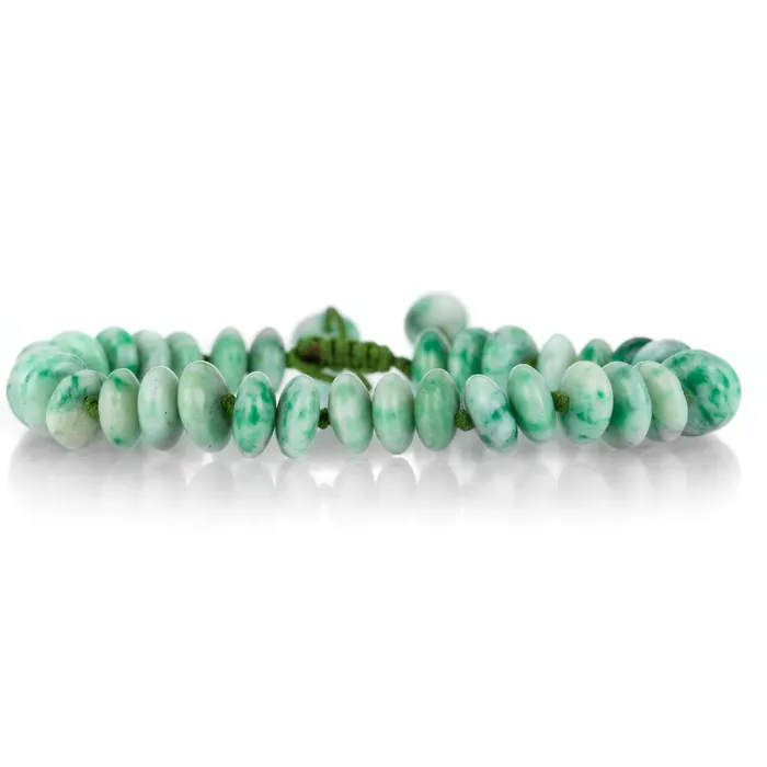 8mm Burmese Jade Macrame Bracelet Joseph Brooks Bracelets