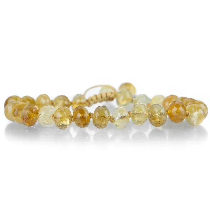 8mm Diamond Cut Citrine Bracelet Joseph Brooks Bracelets