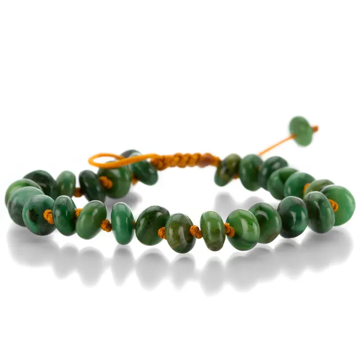 8mm Smooth African Jade Beaded Bracelet Joseph Brooks Bracelets