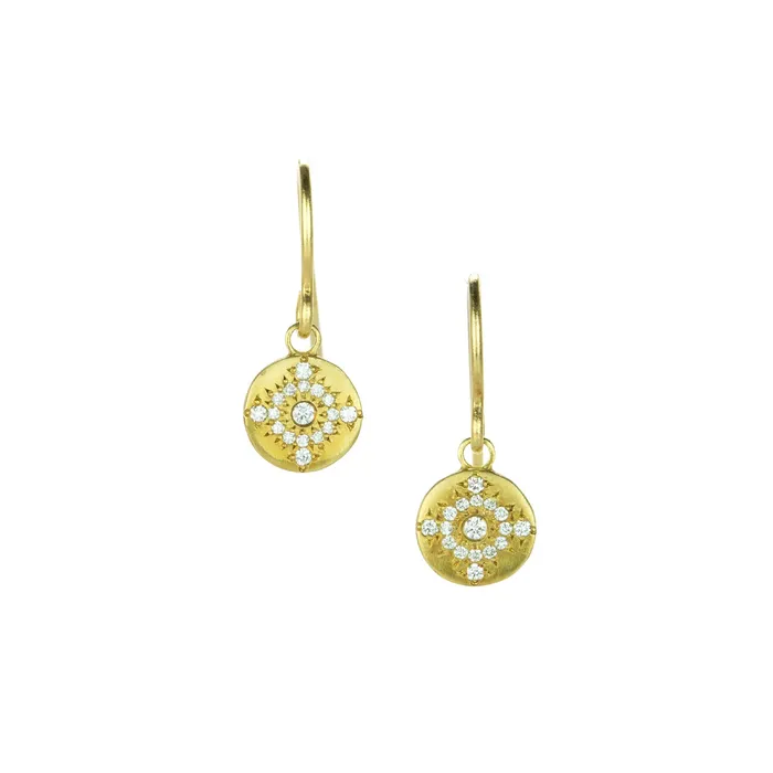 Adel Chefridi Diamond Shimmer Drop Earrings Earrings