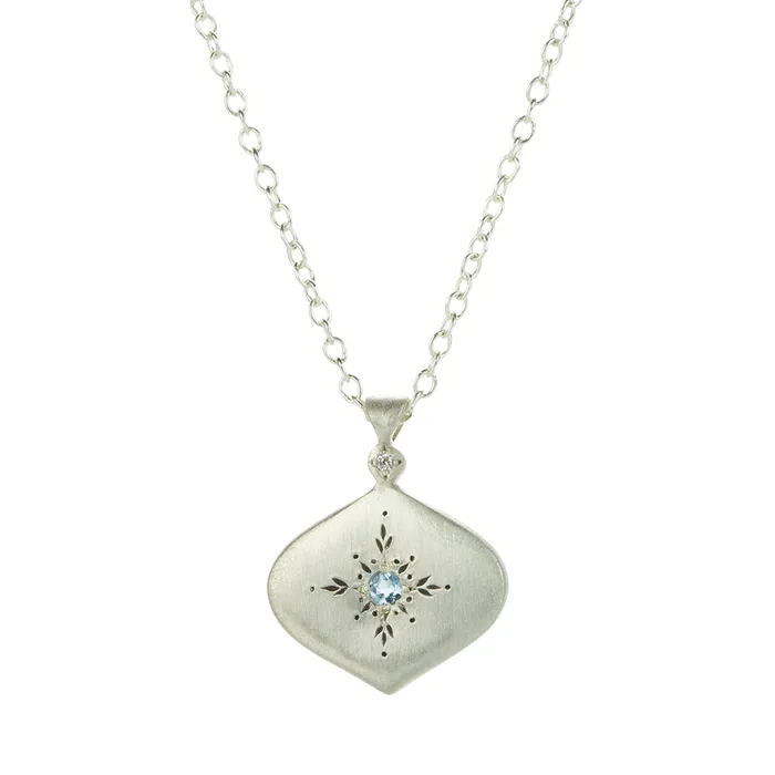 Adel Chefridi Necklaces North Star Aquamarine Necklace