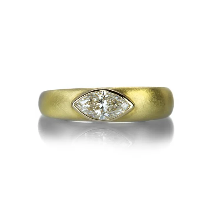 Alexis Kletjian Rings 18k Marquise Diamond Ring