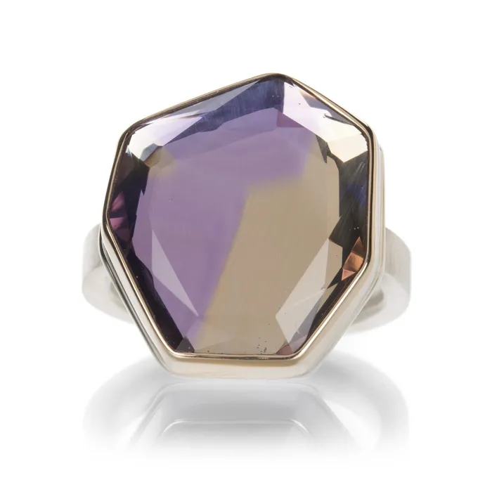 Ametrine Slice Ring Jamie Joseph Rings