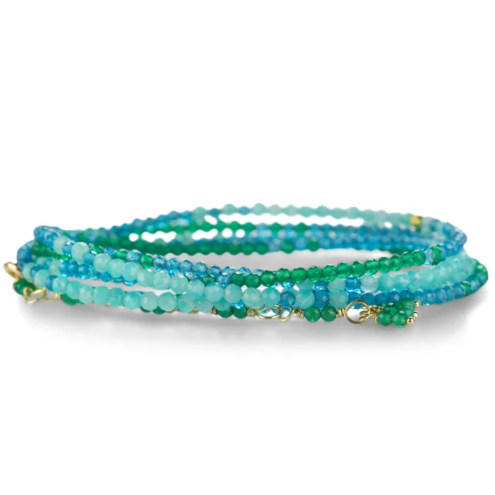 Anne Sportun 14k Ombre Ocean Wrap Bracelet Bracelets