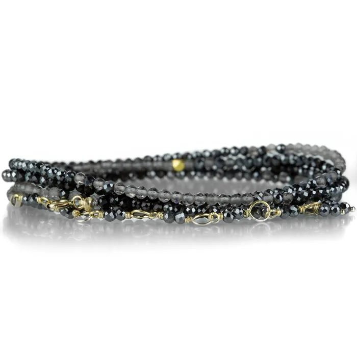 Anne Sportun Bracelets 18k Black Ombre Wrap Bracelet