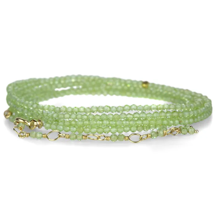 Anne Sportun Bracelets Peridot Wrap Bracelet - 34