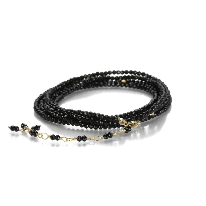 Anne Sportun Wrap Black Spinel Bracelet Bracelets