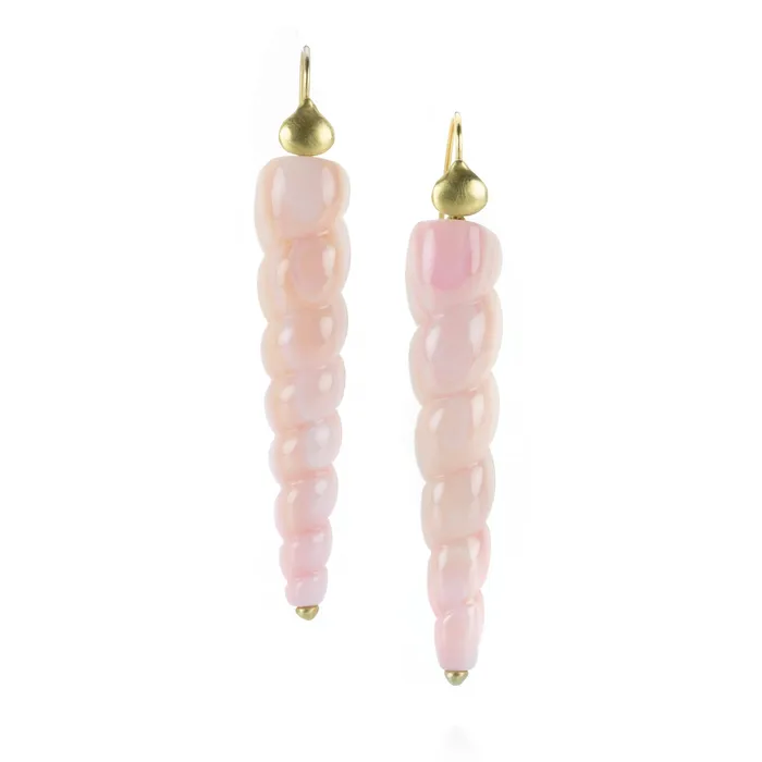 Annette Ferdinandsen Earrings Pink Conch Shell Earrings