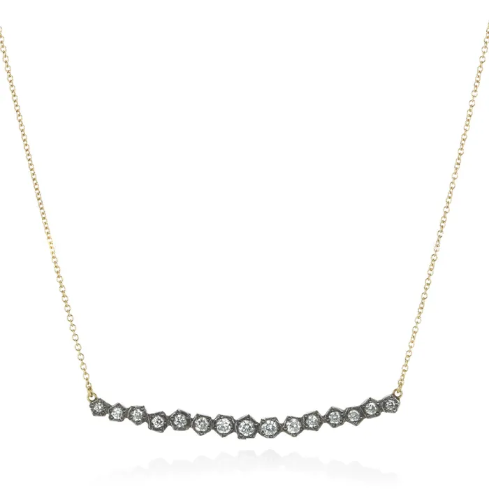 Annie Fensterstock Necklaces Diamond Rock Necklace