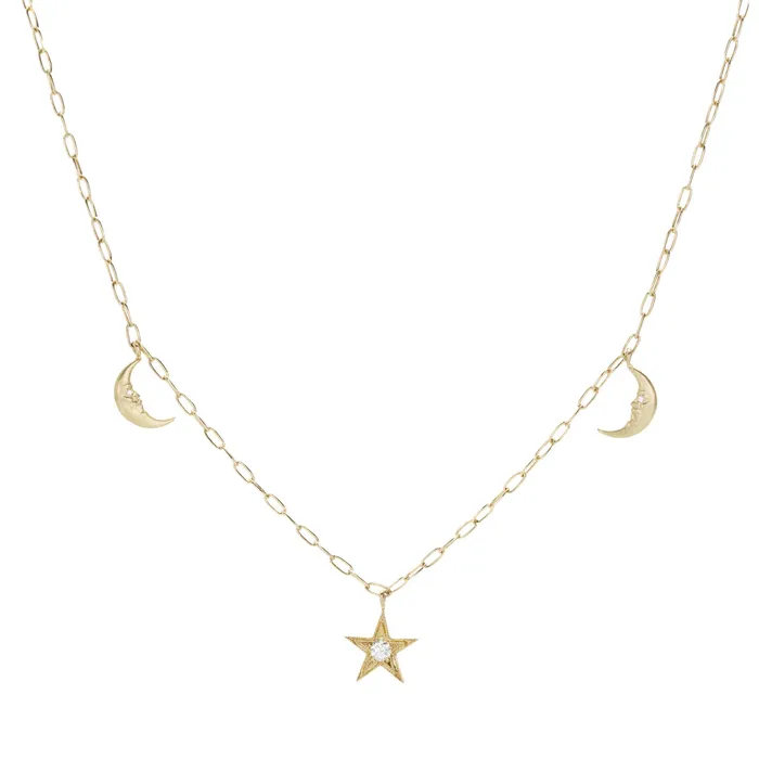 Anthony Lent Necklaces Celestial Charm Necklace