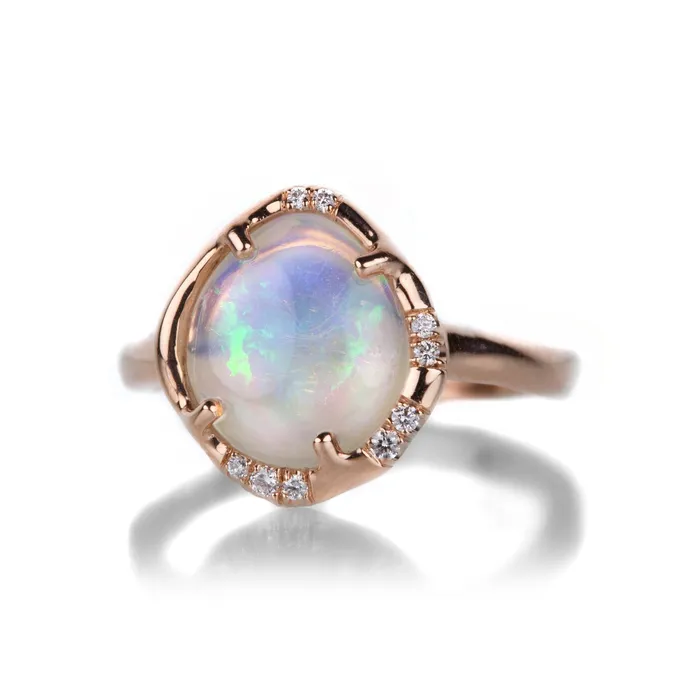 Aphenos Crystal Opal Ring Sirciam Rings