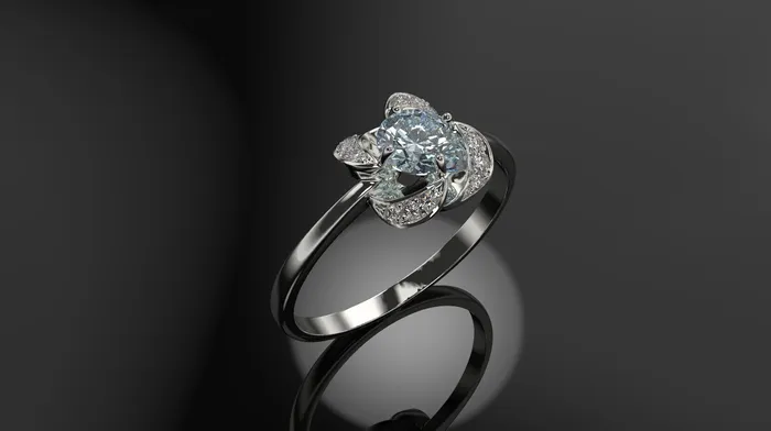 Aquamarine Engagement Ring White Gold Engagement Ring Aquamarine Ring Aquamarine Gold White Gold Aquamarine Ring | FL LLC Rings