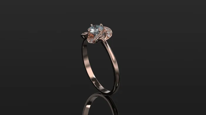 Aquamarine Engagement Ring White Gold Engagement Ring Aquamarine Ring Aquamarine Gold White Gold Aquamarine Ring | FL LLC Rings