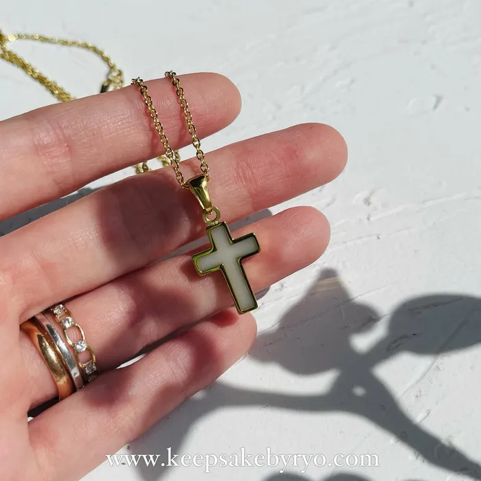 ASHES CROSS PENDANT | More Customization Options Necklaces