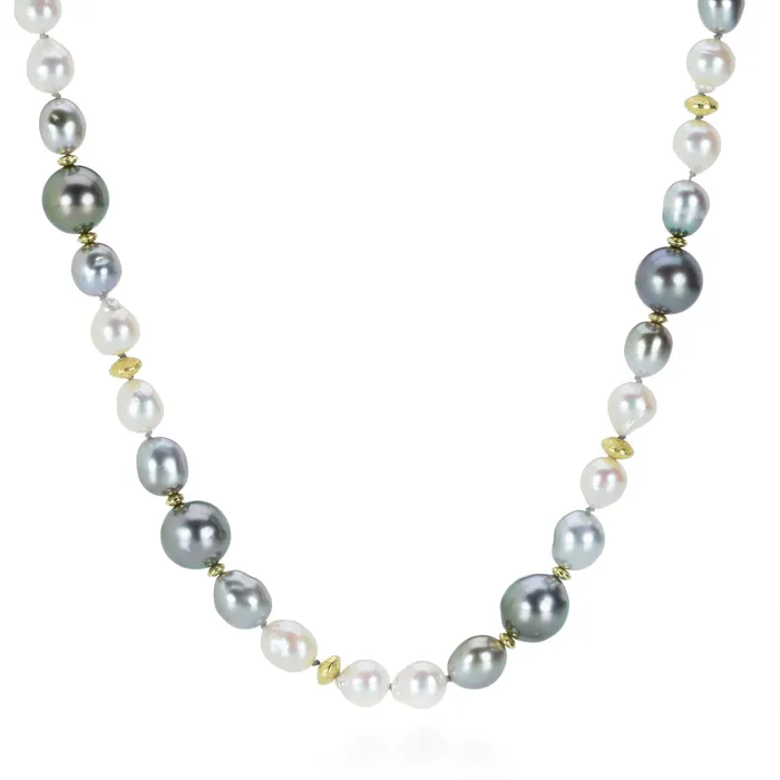 Barbara Heinrich Akoya Pearl and Keshi Pearl Necklace Necklaces