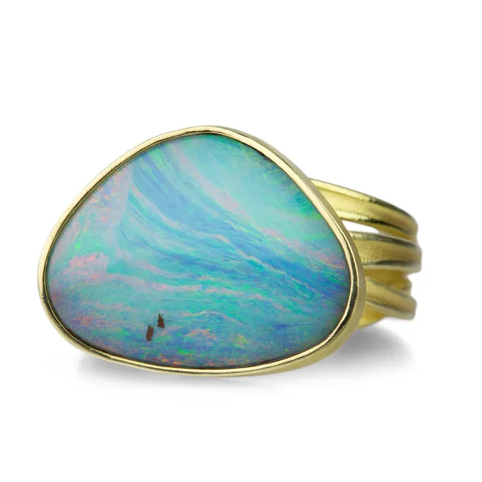 Barbara Heinrich Australian Boulder Opal Wrap Ring Rings