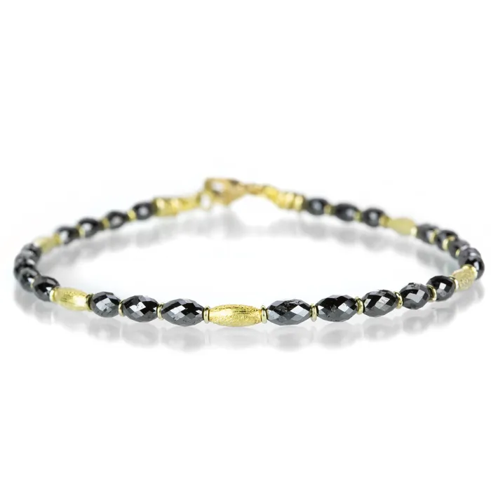 Barbara Heinrich Bracelets Faceted Black Diamond Bracelet