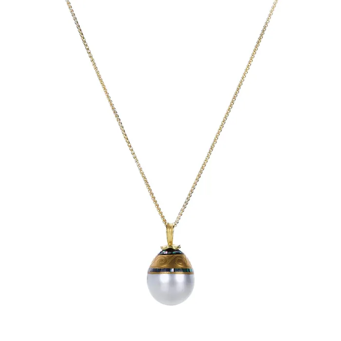 Barbara Heinrich Necklaces | Light Gray Tahitian Pearl Pendant Necklace