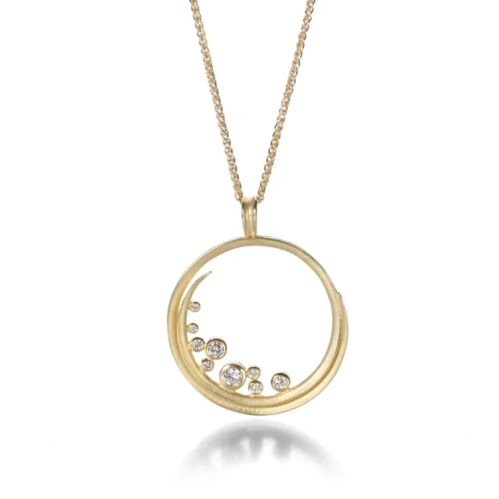 Barbara Heinrich Necklaces Swirl Pendant Necklace