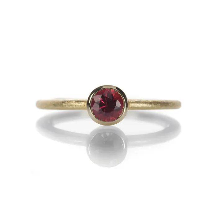 Barbara Heinrich Red Sapphire Ring Rings