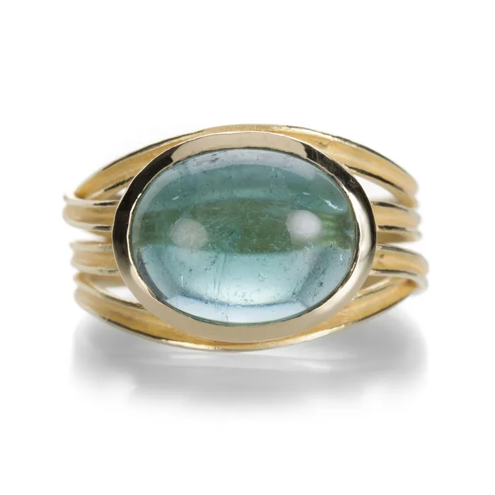 Barbara Heinrich Rings | Blue Green Tourmaline Wrap Ring