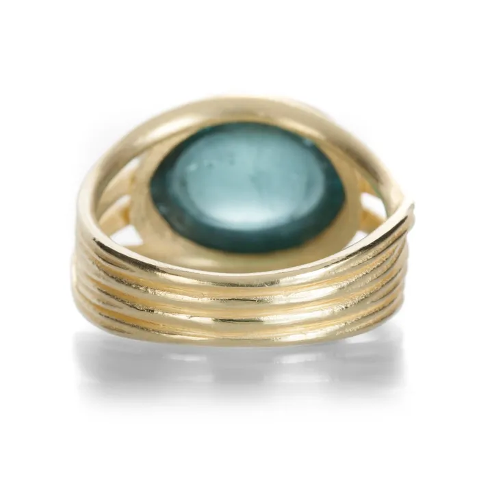 Barbara Heinrich Rings | Blue Green Tourmaline Wrap Ring