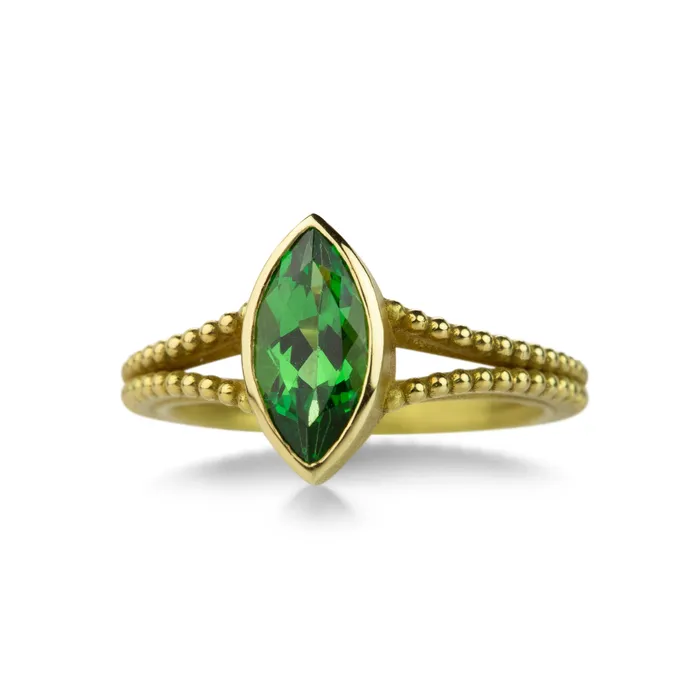 Barbara Heinrich Rings Marquise Tsavorite Garnet Ring