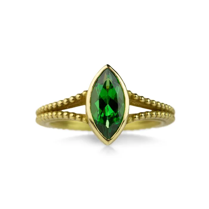 Barbara Heinrich Rings | Marquise Tsavorite Garnet Ring