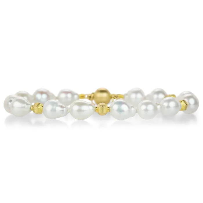 Baroque Freshwater Pearl Bracelet Barbara Heinrich Bracelets