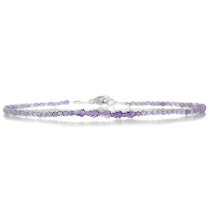 Beaded Amethyst Bracelet Margaret Solow Bracelets