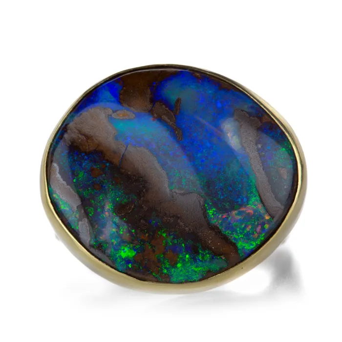 Boulder Opal Branch Ring Annette Ferdinandsen Rings