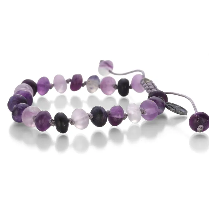 Bracelets 8mm Purple Flourite Bracelet - Joseph Brooks