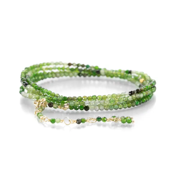 Bracelets Anne Sportun Green Tourmaline Wrap Bracelet