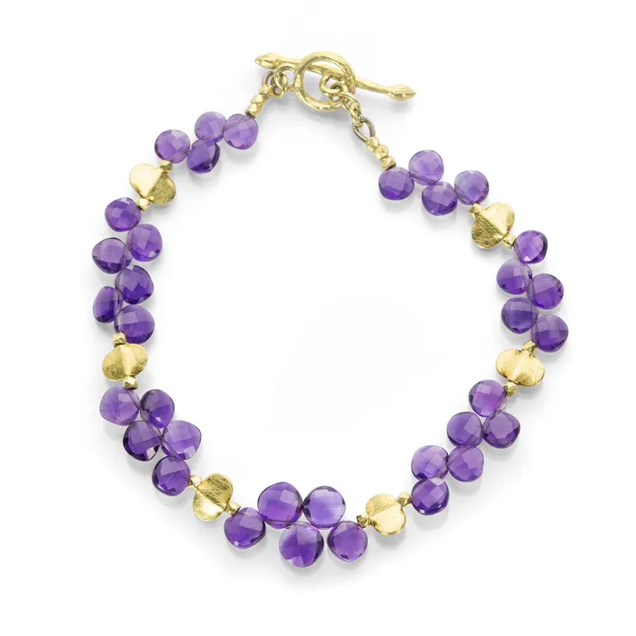 Bracelets Barbara Heinrich Cushion Cut Amethyst Bracelet