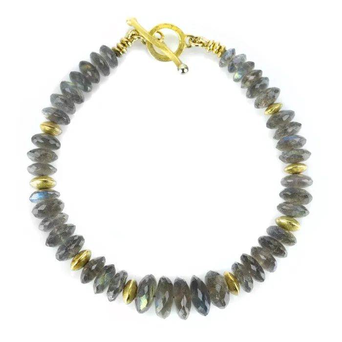 Bracelets Barbara Heinrich Labradorite Rondelle Bracelet