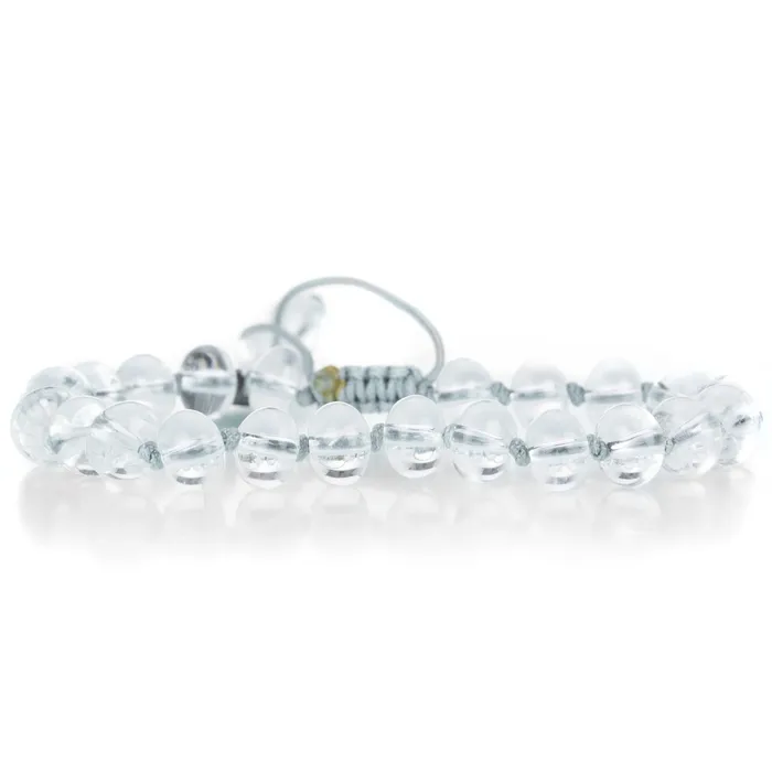 Bracelets Clear Quartz Crystal Beaded Bracelet - Joseph Brooks