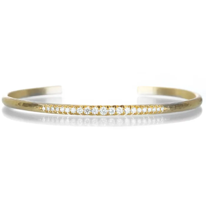 Bracelets Diamond Cuff Bracelet - Annie Fensterstock