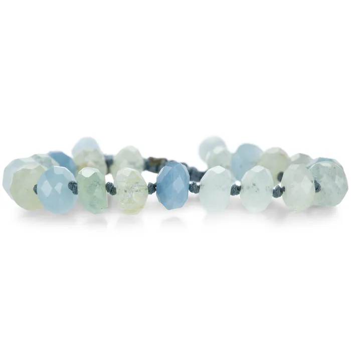 Bracelets Joseph Brooks 10mm Multicolored Aquamarine Bracelet