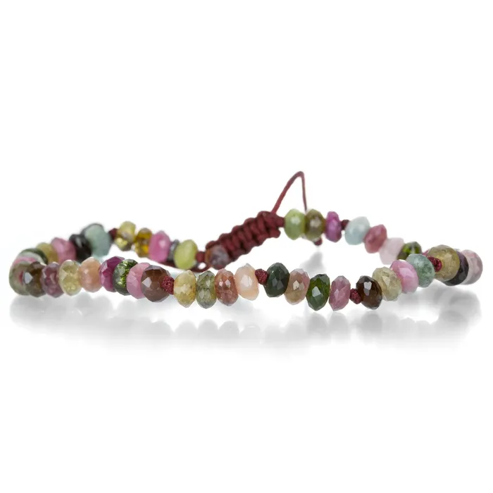 Bracelets Joseph Brooks 6mm Multicolored Tourmaline Bracelet